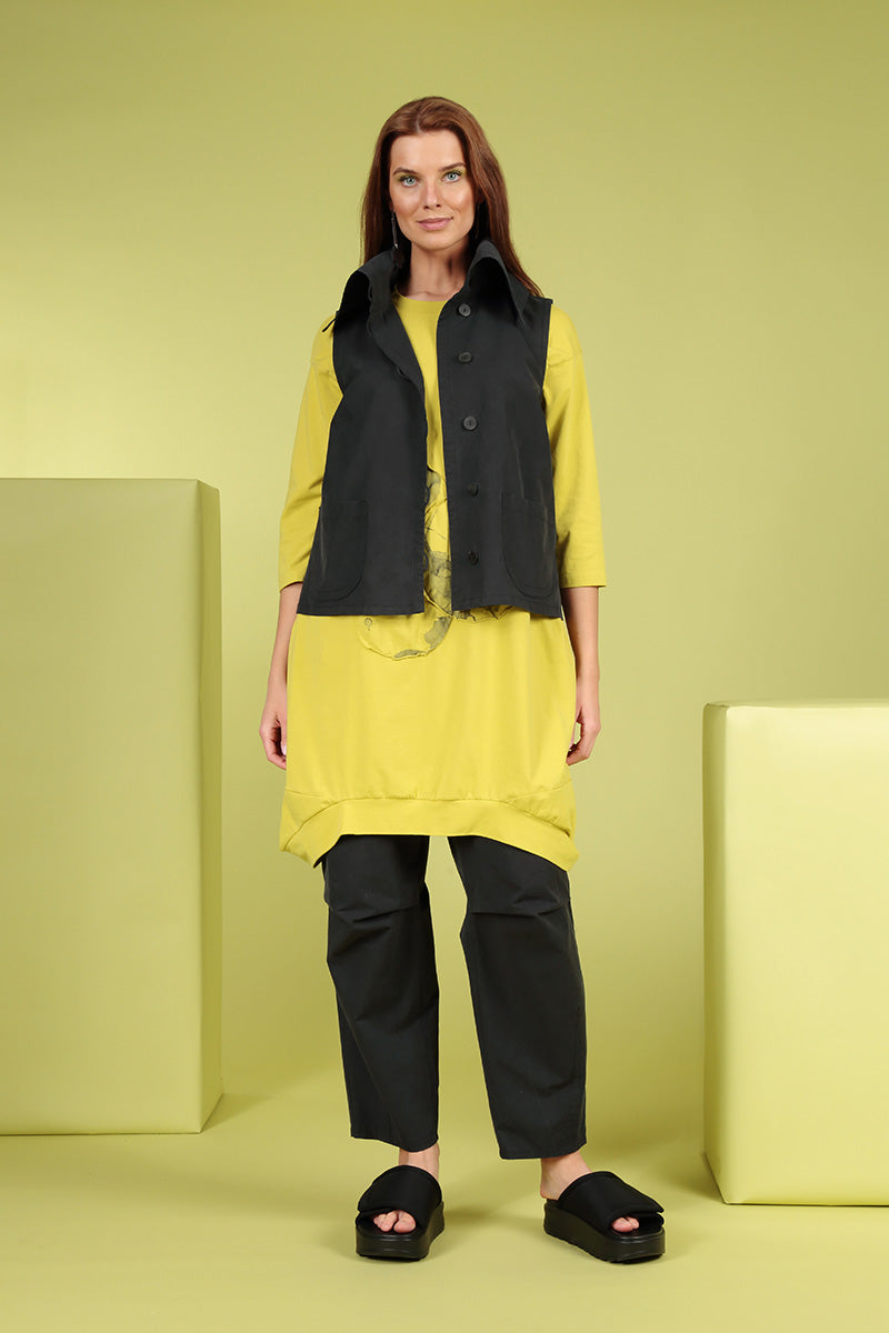 Balloon Cyber Lime Mirage Cotton Tunic