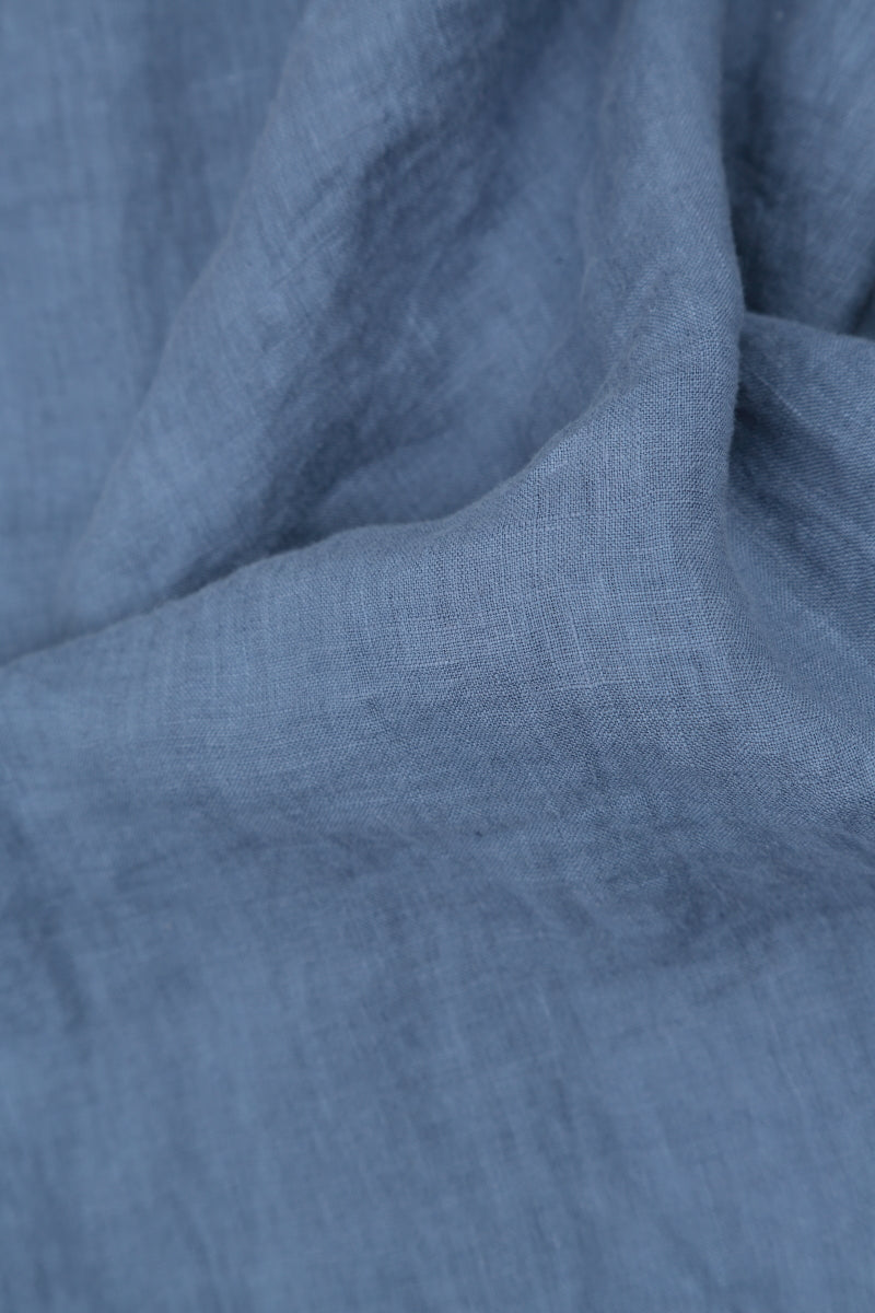 Boxy Blue Nova Linen Blazer Jacket