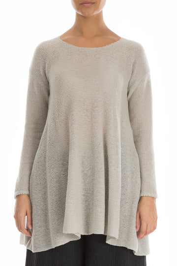 Flowy Red Wool Sweater