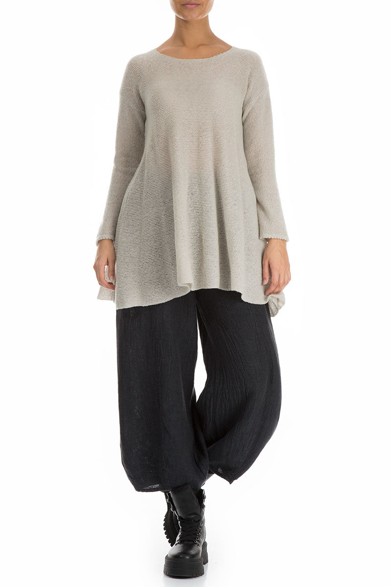 Flowy Red Wool Sweater