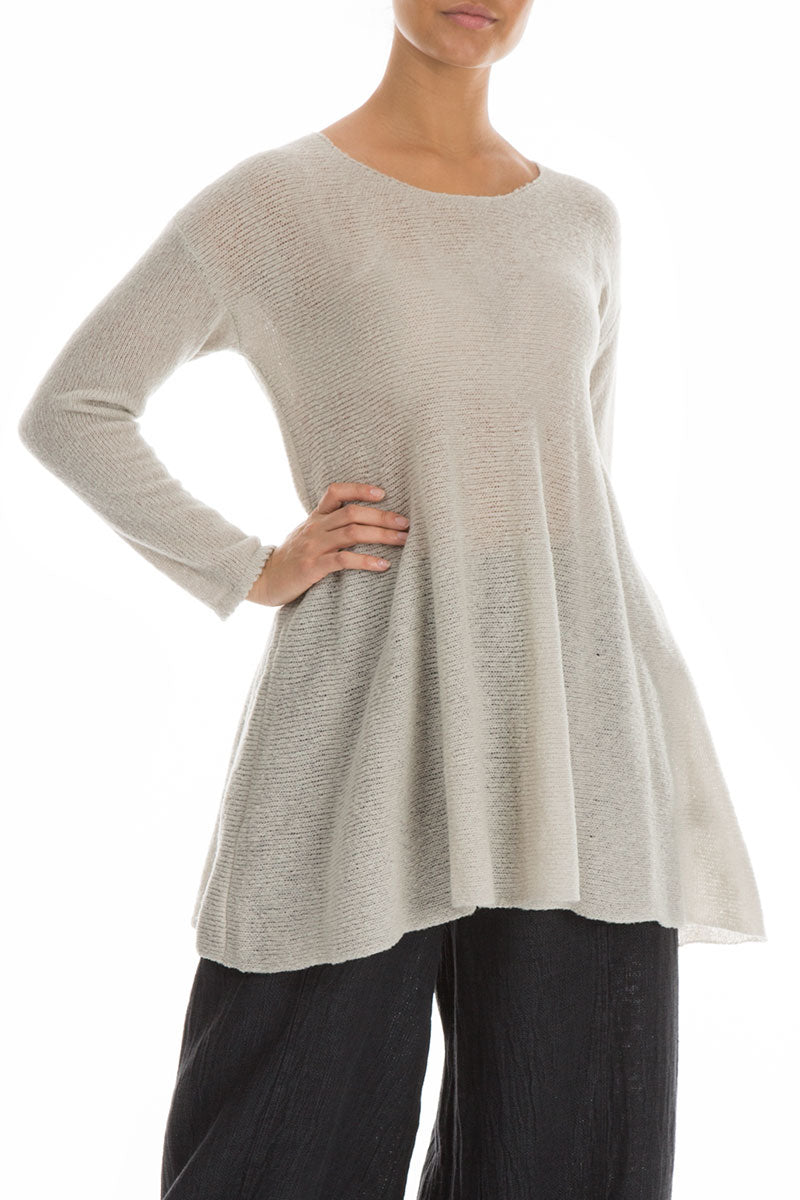 Flowy Red Wool Sweater