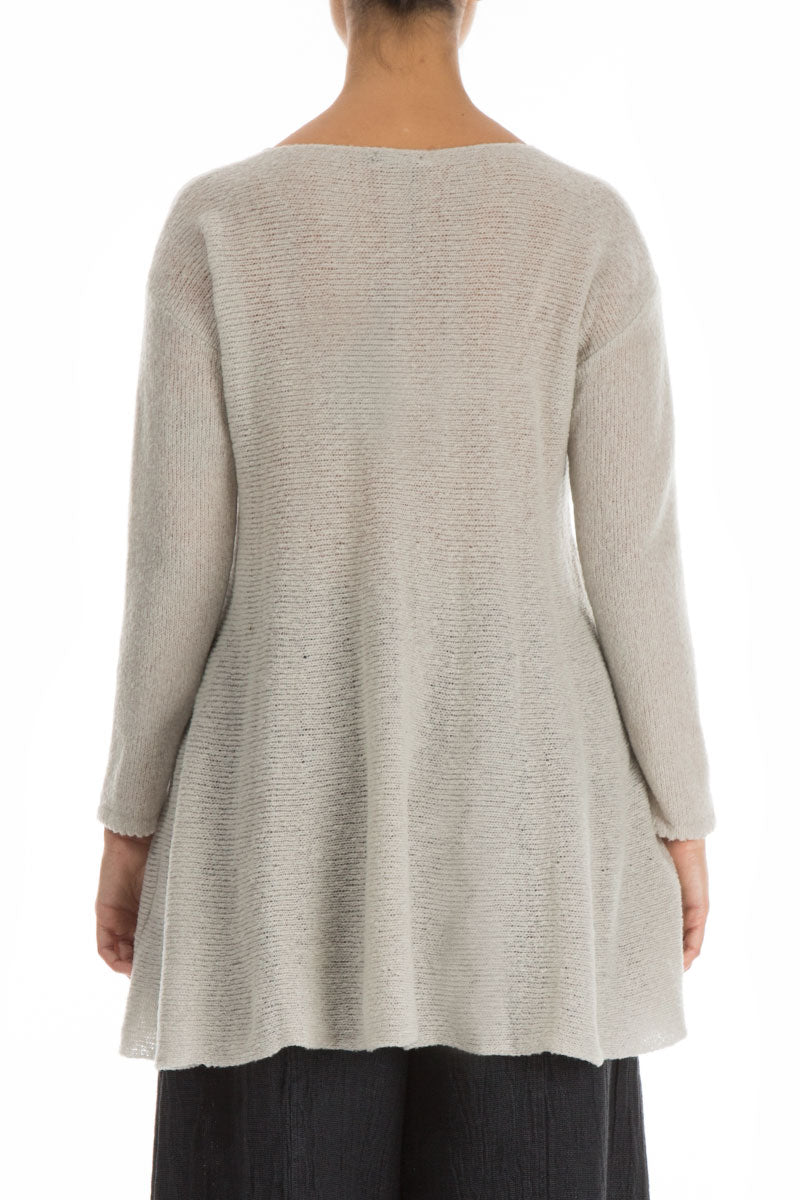 Flowy Red Wool Sweater