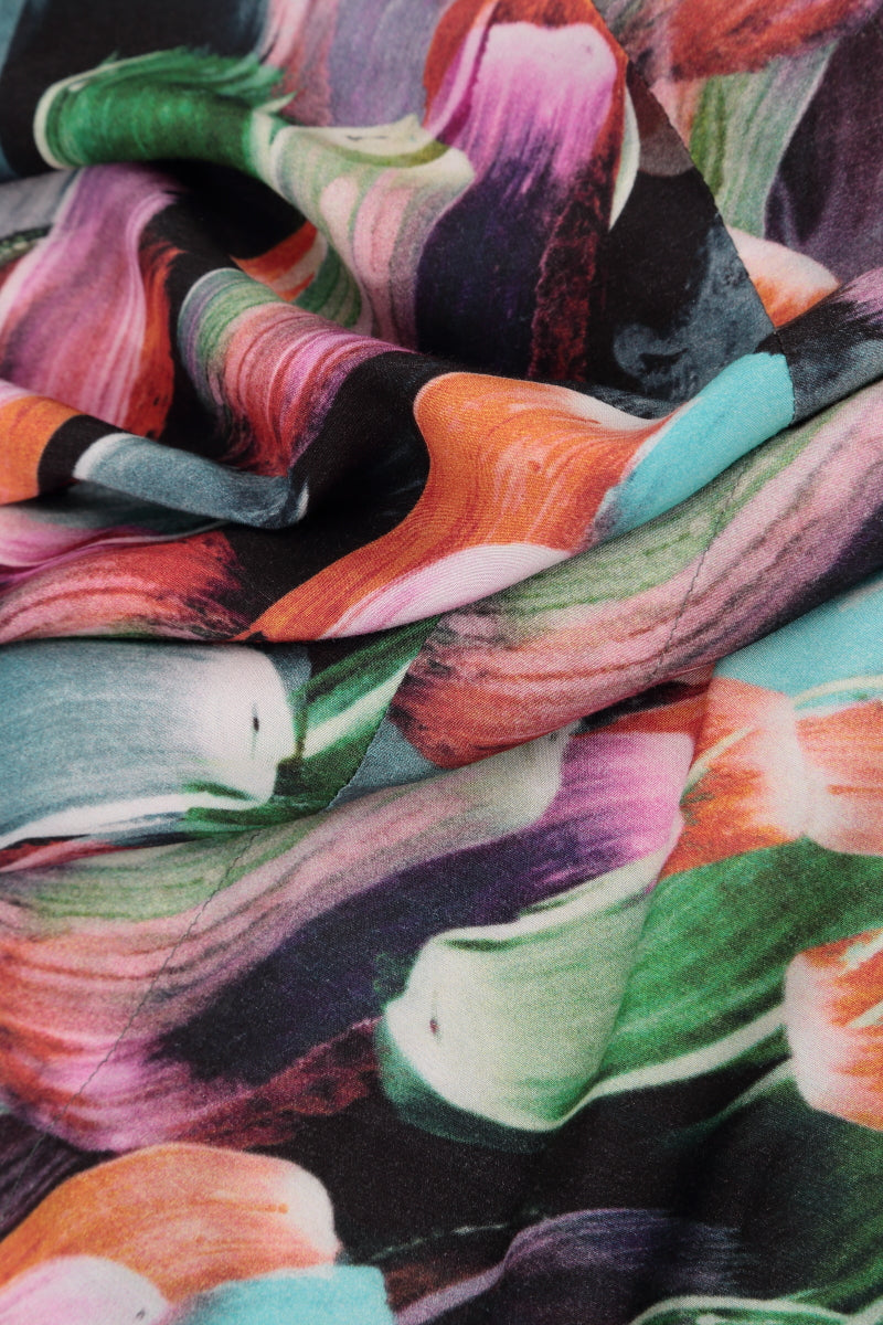 Taper Paint Charm Silk Bamboo Trousers