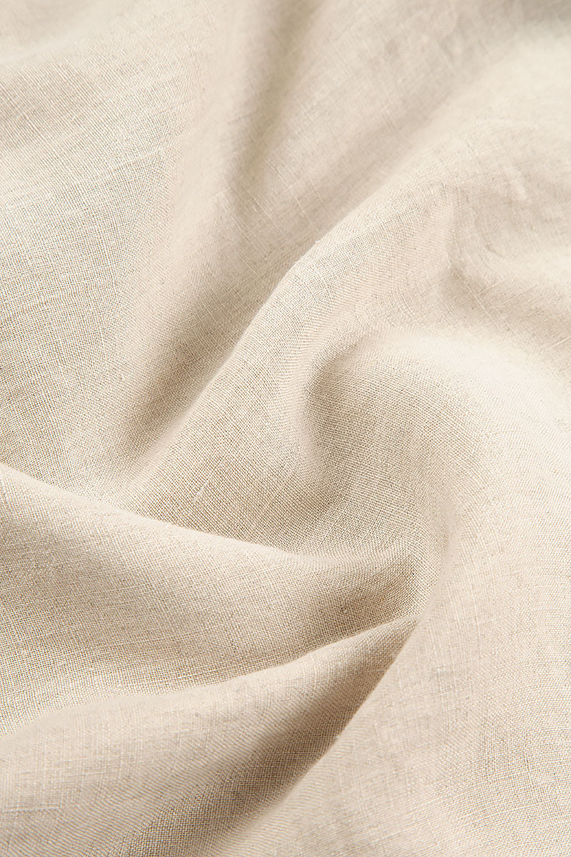 Longer Back Natural Linen Shirt