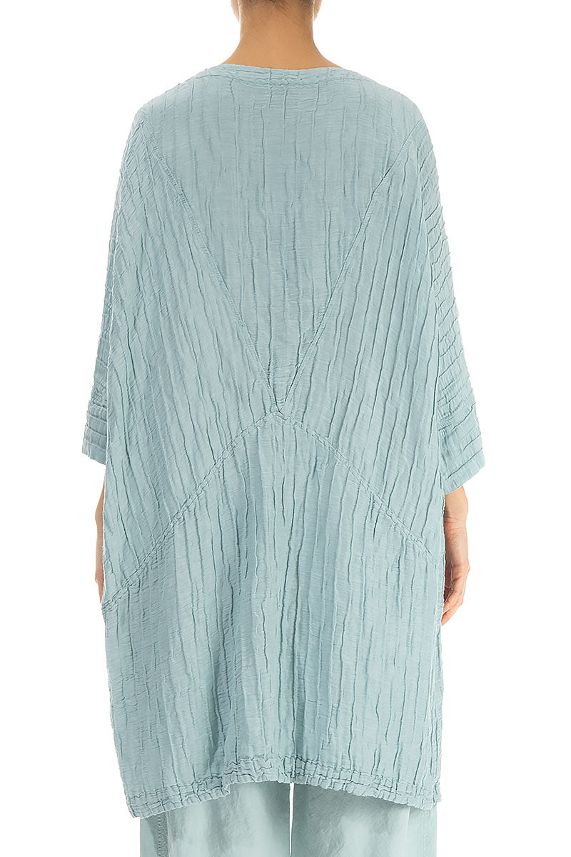 Loose Crinkled Breeze Silk Linen Tunic