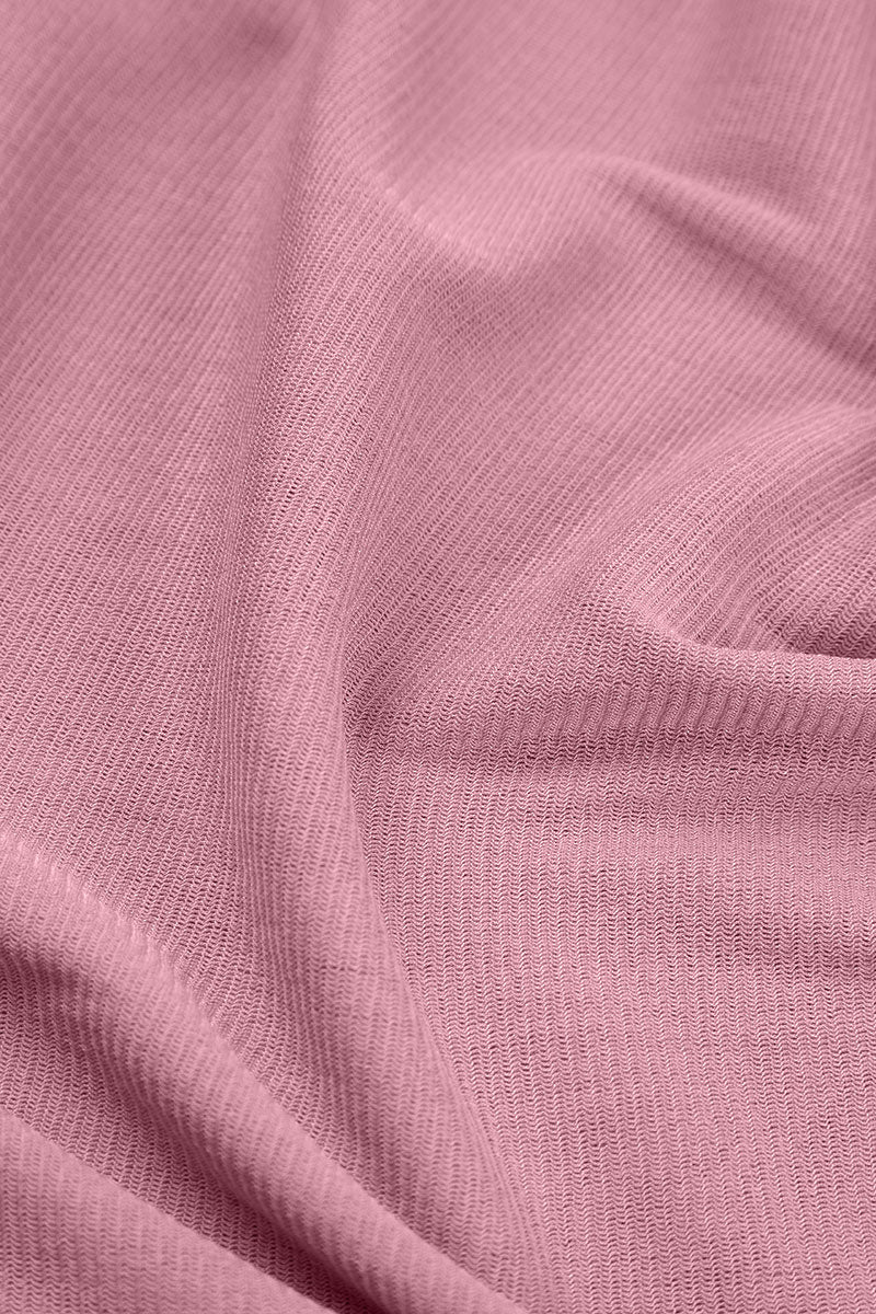 Mauve Taupe Tulle Silk Blouse