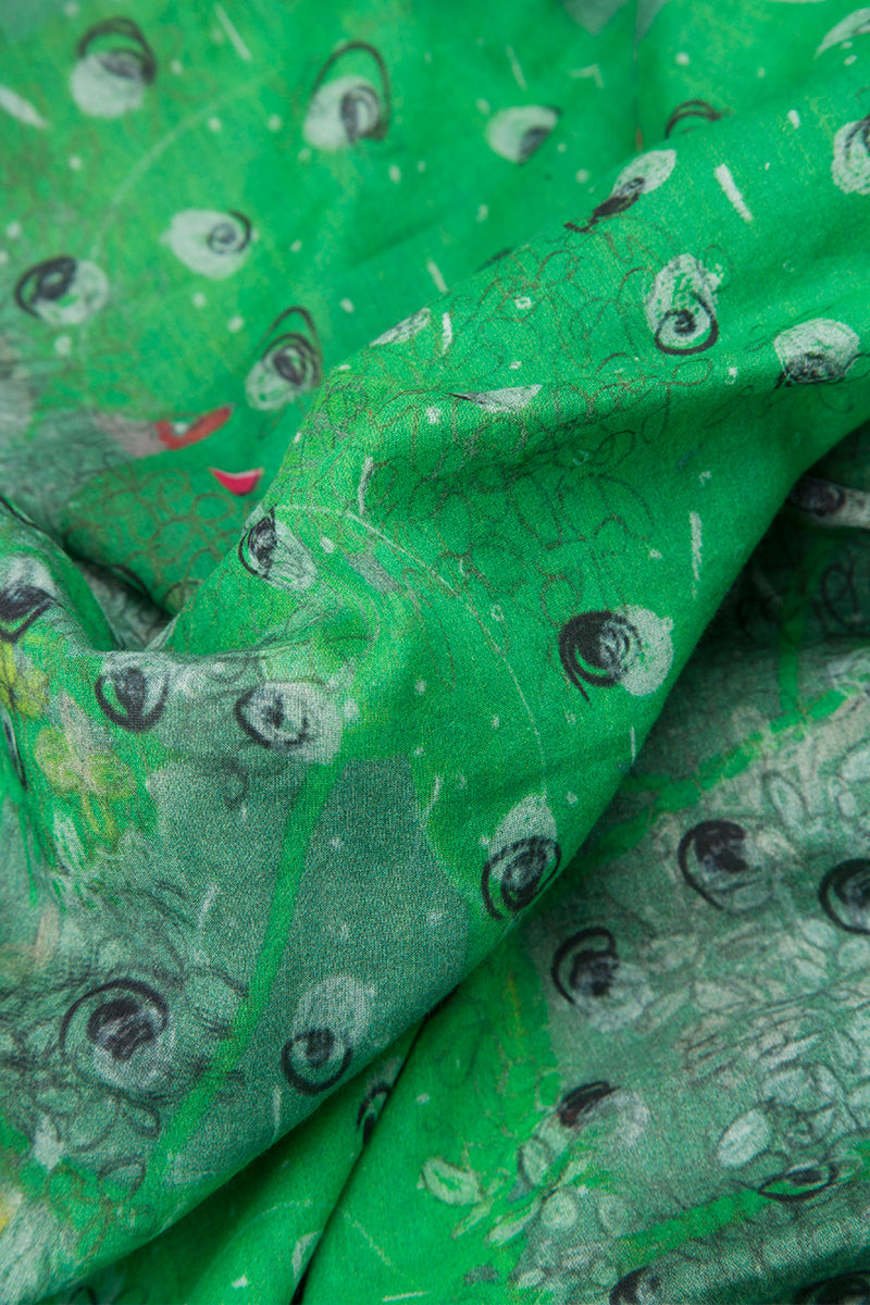 Meadow Silk Cotton Scarf