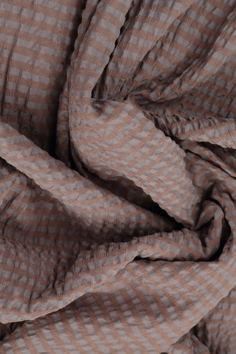 Truffle Textured Silk Scarf