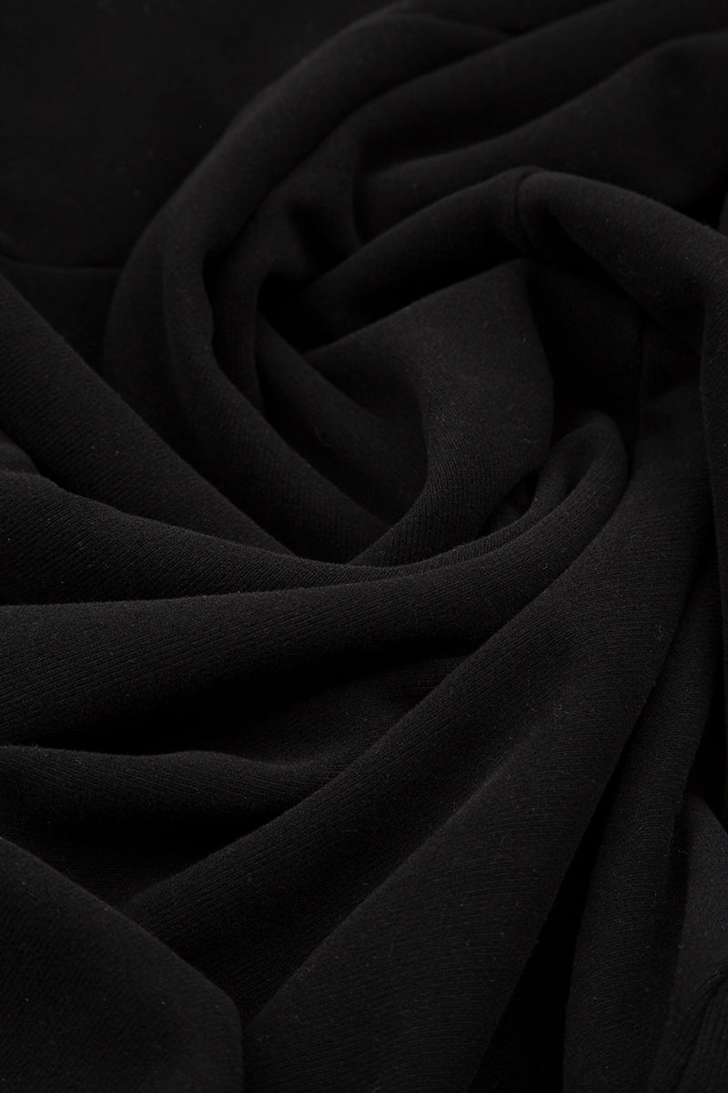 Strappy Black Cotton Overall Dress