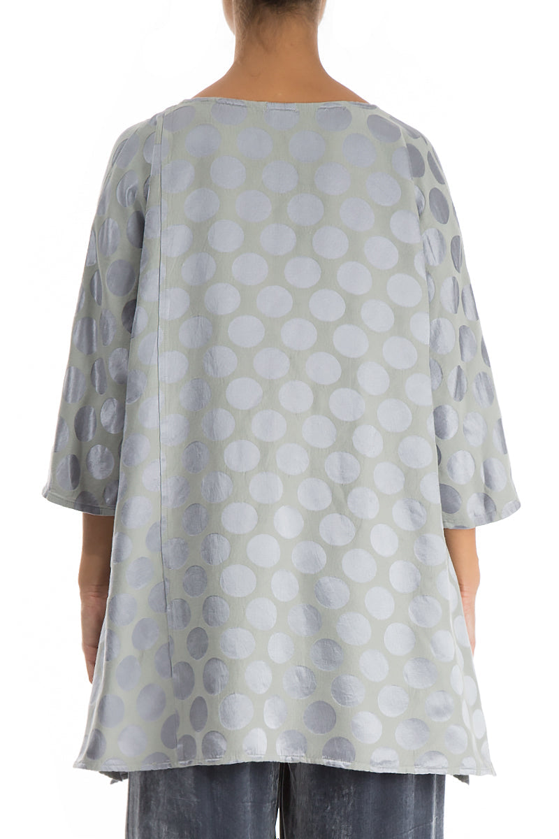 Bubble Grey Silk Cotton Tunic