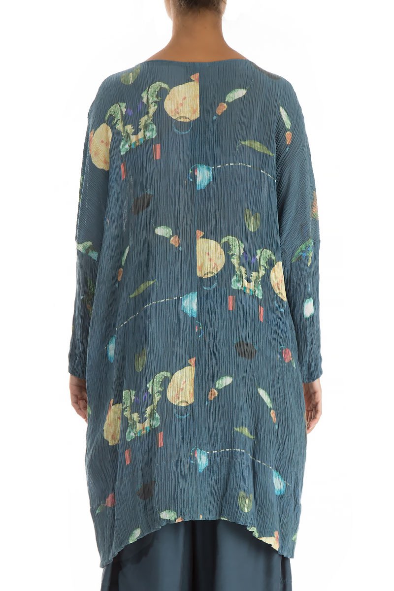 Fairy-Tale Print Silk Viscose Tunic