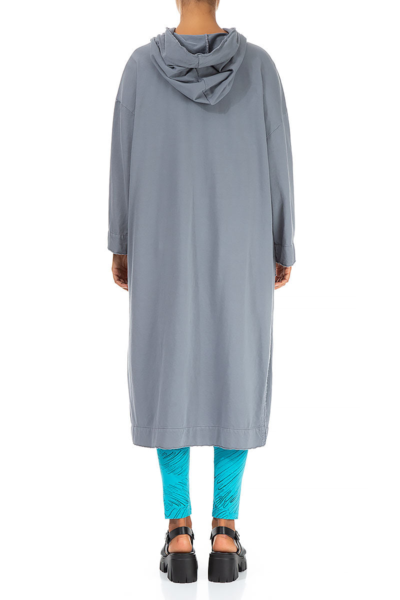 Hooded Storm Grey Cotton Jacket