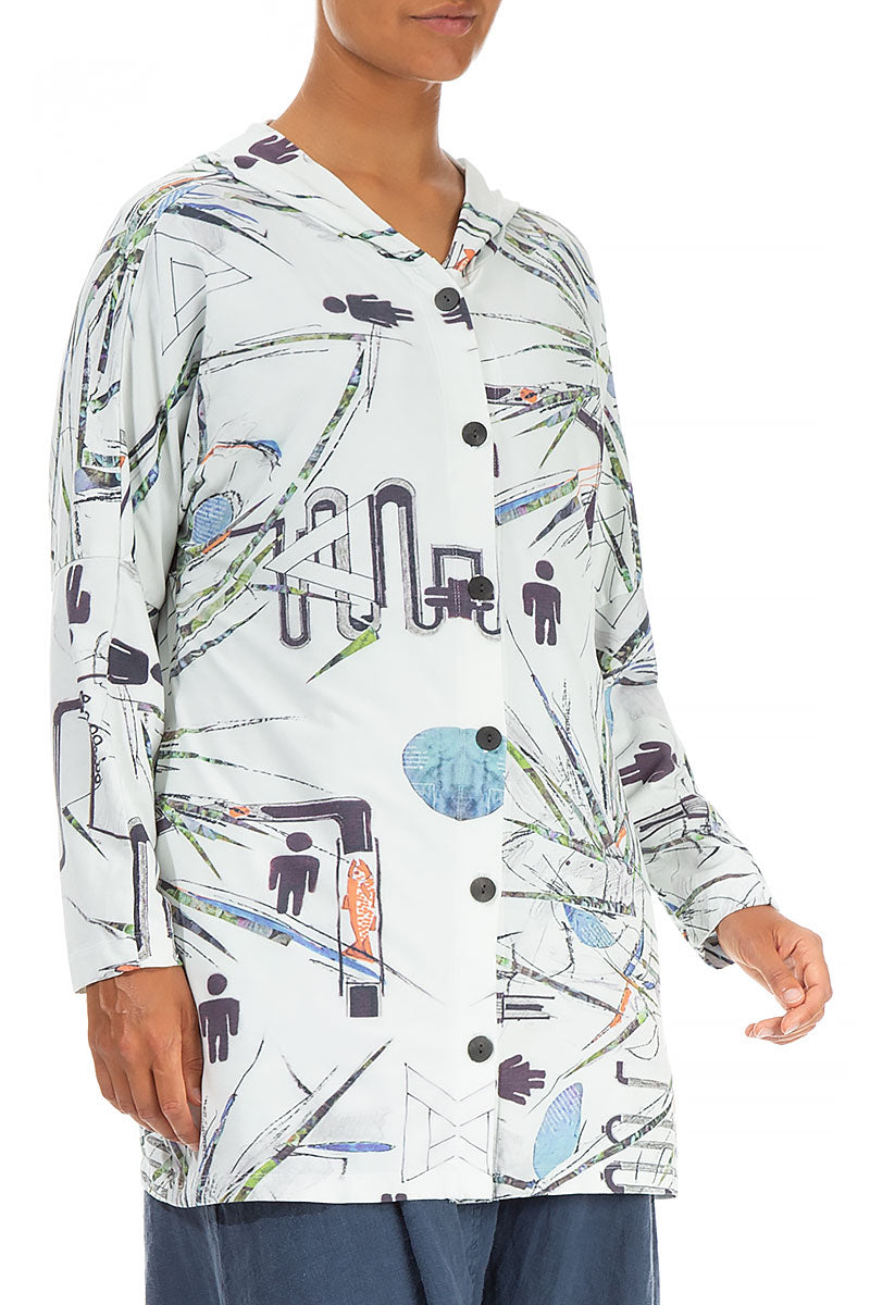 Hooded Urban Jungle Cotton Jacket