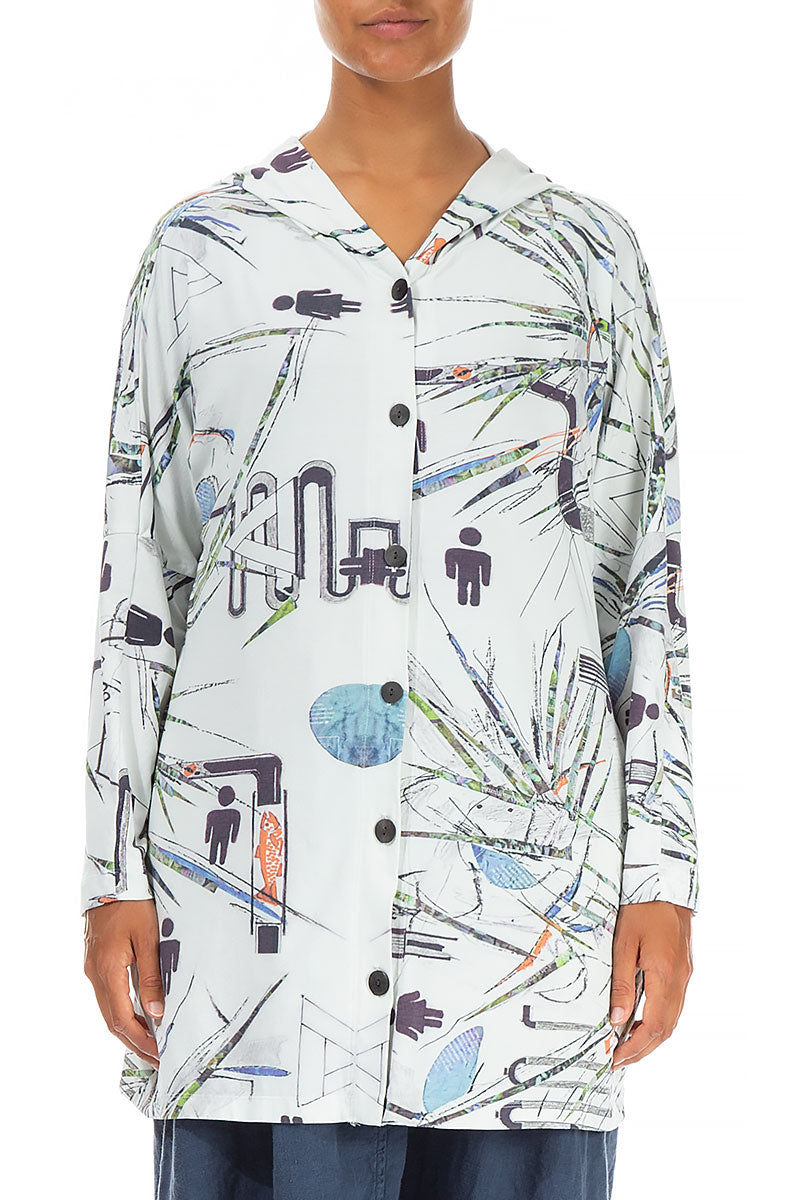 Hooded Urban Jungle Cotton Jacket