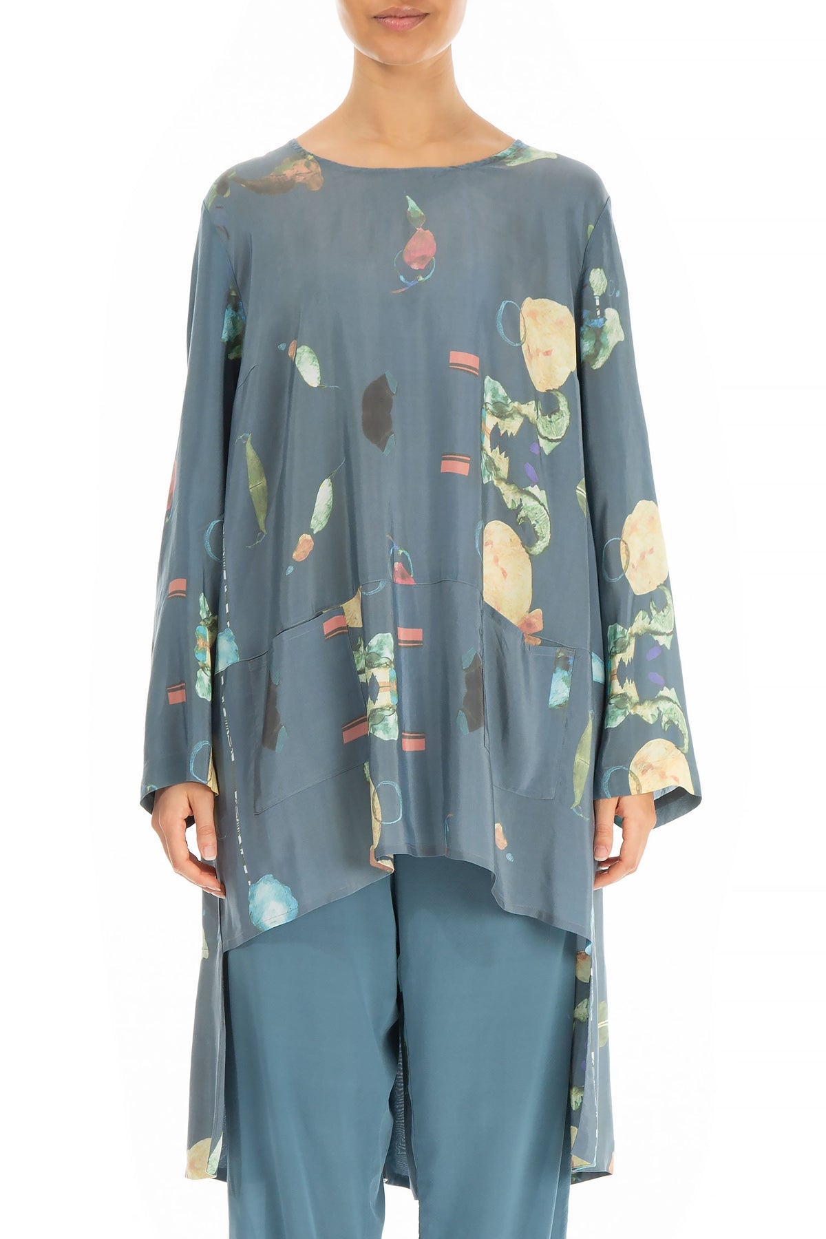 Longer Back Fairy-Tale Silk Bamboo Tunic