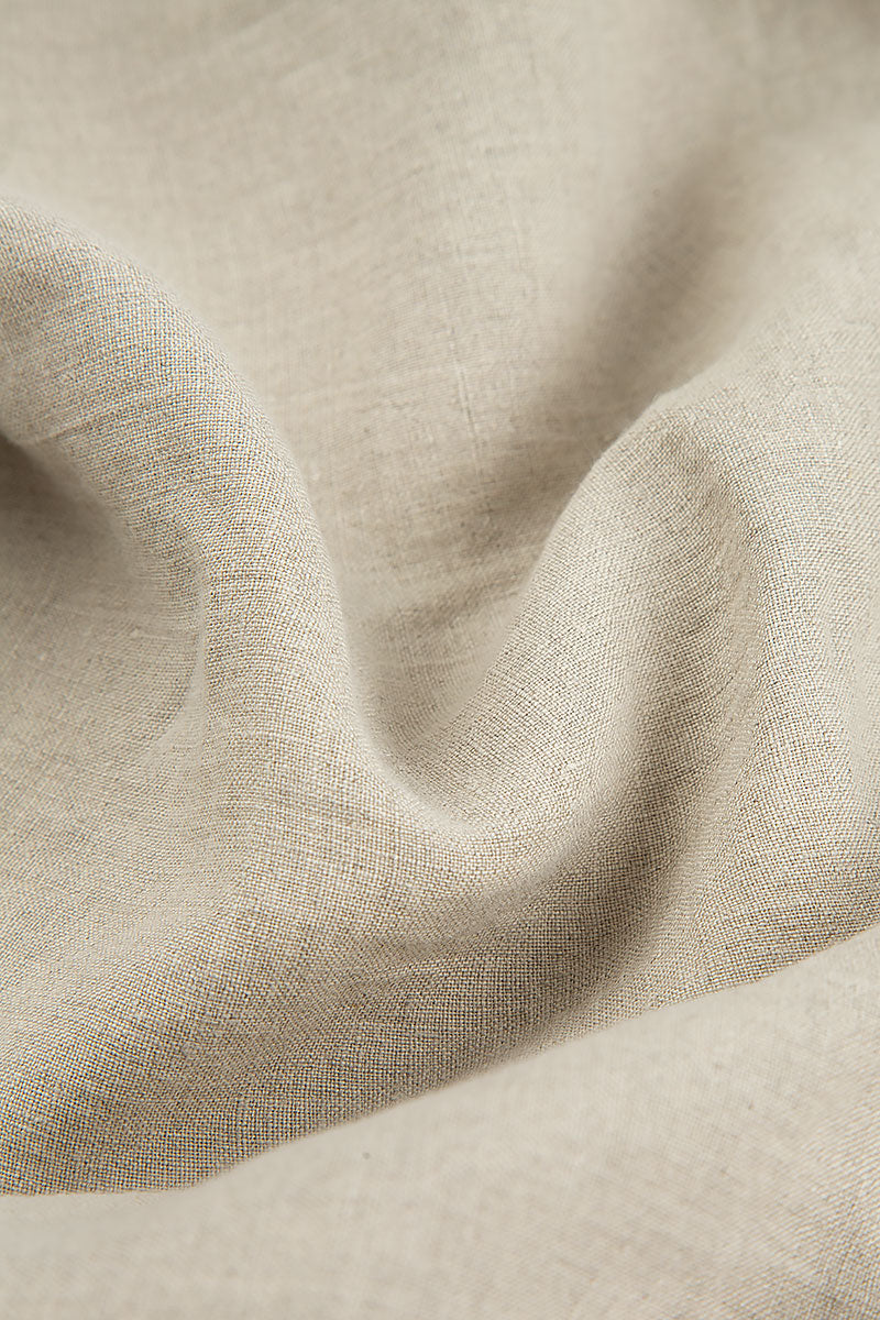 Side Pocket Natural Linen Tunic