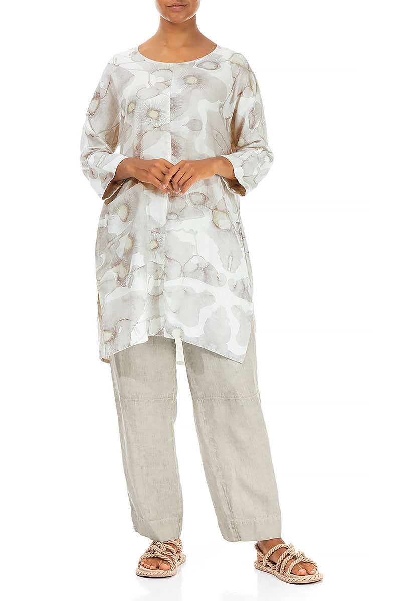 Single Pocket Camomile Linen Tunic