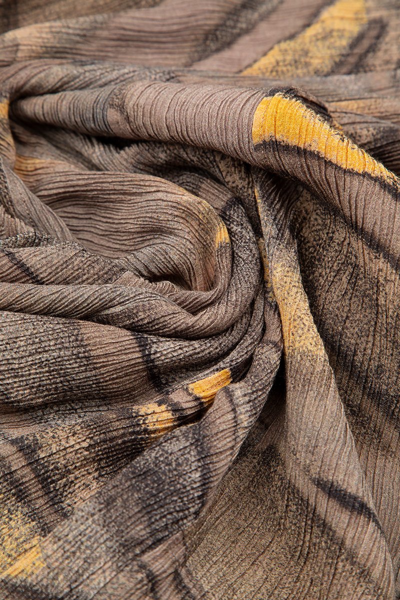 Sleeveless Barnwood Silk Viscose Dress