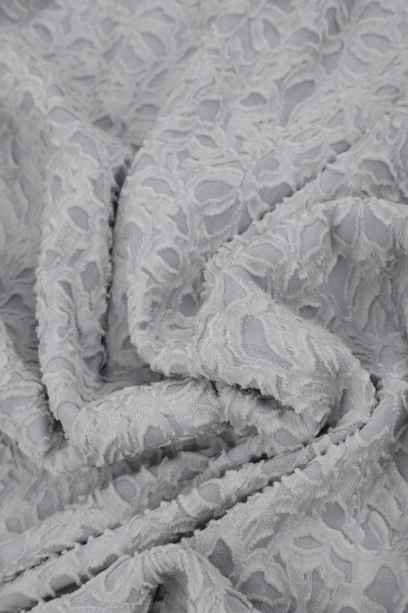 Split Hem Floral Lilac Grey Silk Trousers