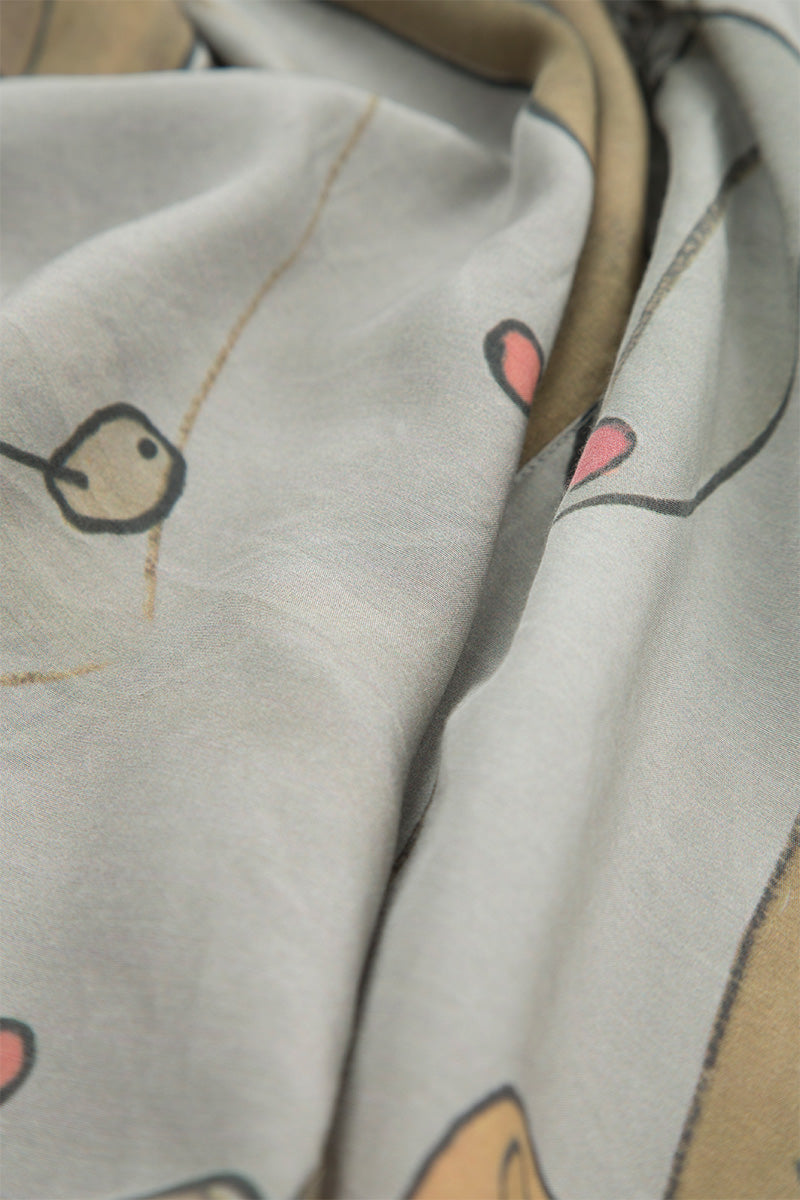 Strappy Earthy Silk Bamboo Dress