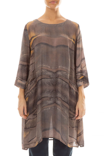 Welt Pockets Barnwood Viscose Tunic