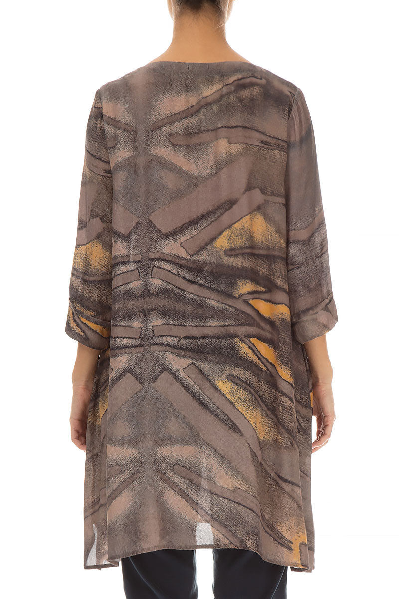 Welt Pockets Barnwood Viscose Tunic